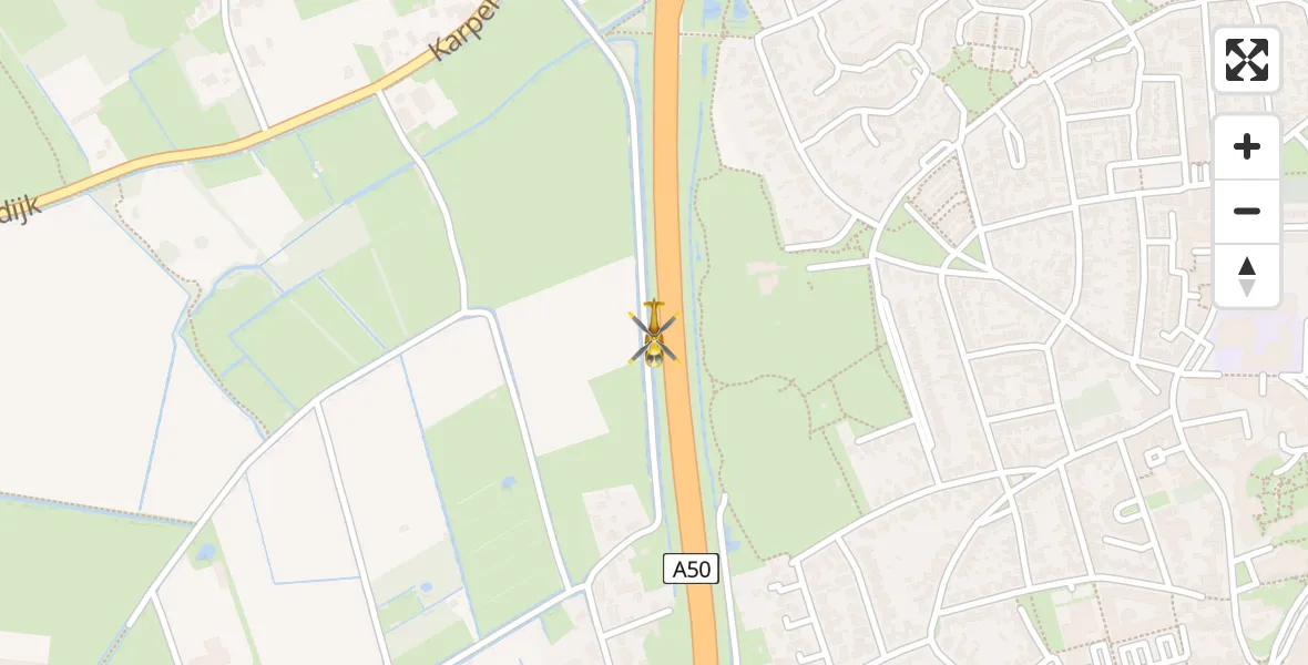 Vluchtroute Traumahelikopter Uden - Uden, 09 augustus 2026, 15:57