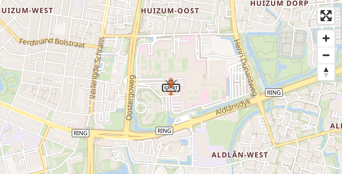 Vluchtroute Kustwachthelikopter Leeuwarden Medical Center Heliport - Leeuwarden Medical Center Heliport, 12 augustus 2026, 20:42
