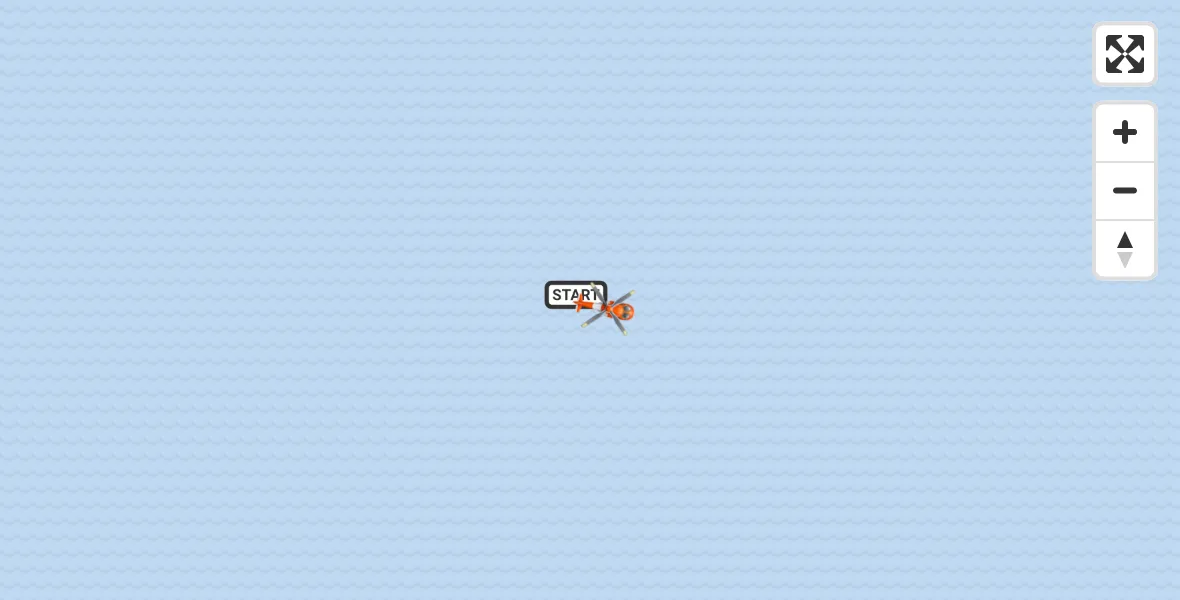 Vluchtroute Kustwachthelikopter Noordzee - Noordzee, 13 augustus 2026, 22:11