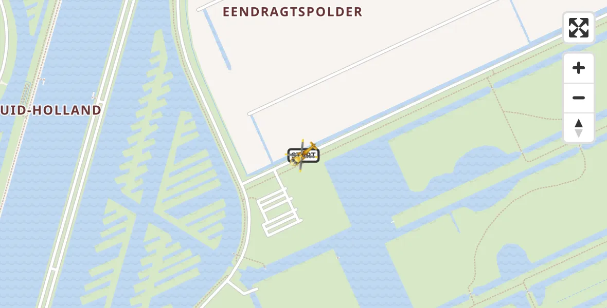 Vluchtroute Traumahelikopter Zevenhuizen - Zevenhuizen, 14 augustus 2026, 15:33
