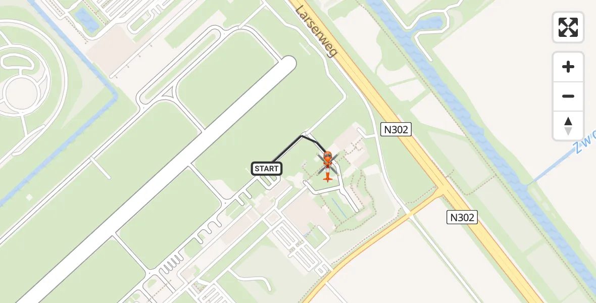 Vluchtroute Kustwachthelikopter Lelystad Airport - Lelystad Airport, 15 augustus 2026, 10:28
