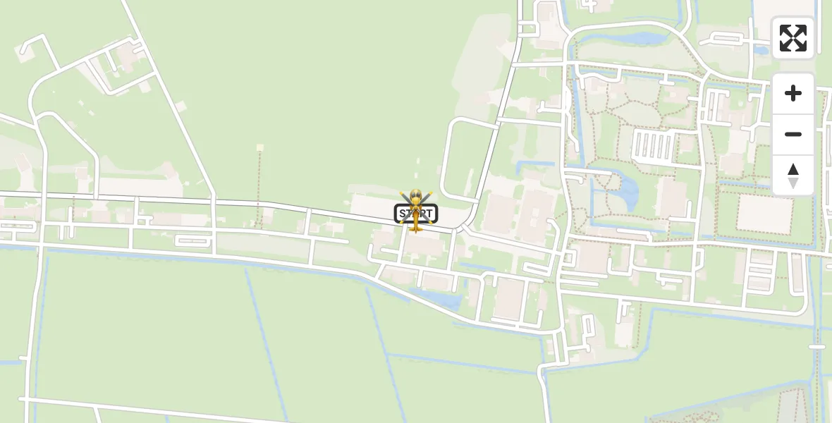 Vluchtroute Ambulancehelikopter Vliegbasis Leeuwarden - Vliegbasis Leeuwarden, 18 augustus 2026, 11:05
