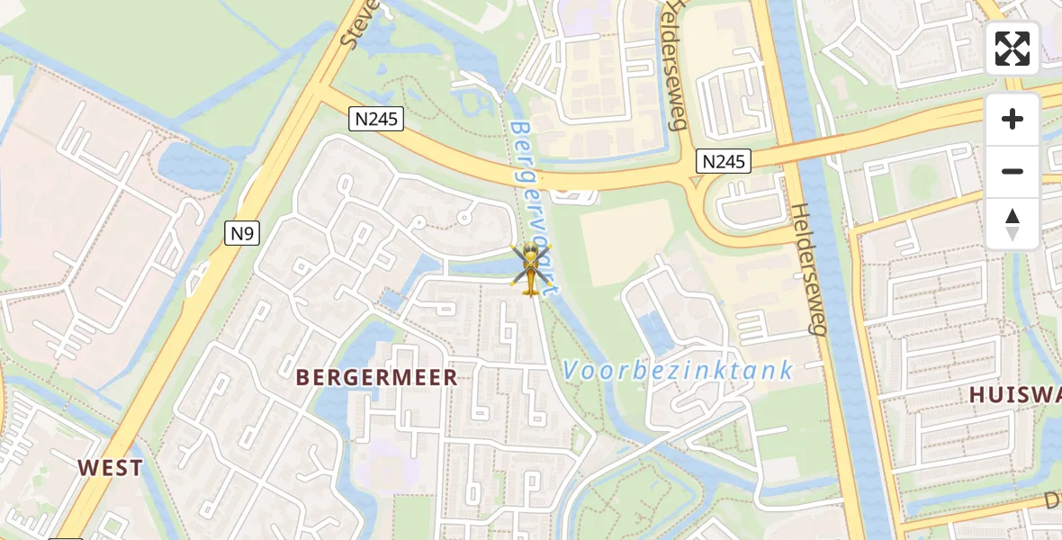 Vluchtroute Traumahelikopter Alkmaar - Alkmaar, 19 augustus 2026, 08:48