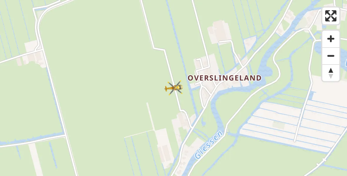 Vluchtroute Traumahelikopter Noordeloos - Noordeloos, 20 augustus 2026, 10:17