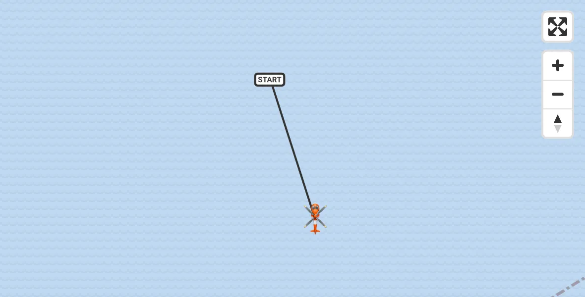 Vluchtroute Kustwachthelikopter Noordzee - Noordzee, 20 augustus 2026, 12:50