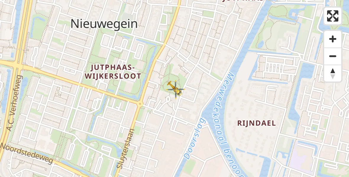 Vluchtroute Traumahelikopter Nieuwegein - Nieuwegein, 22 augustus 2026, 17:48