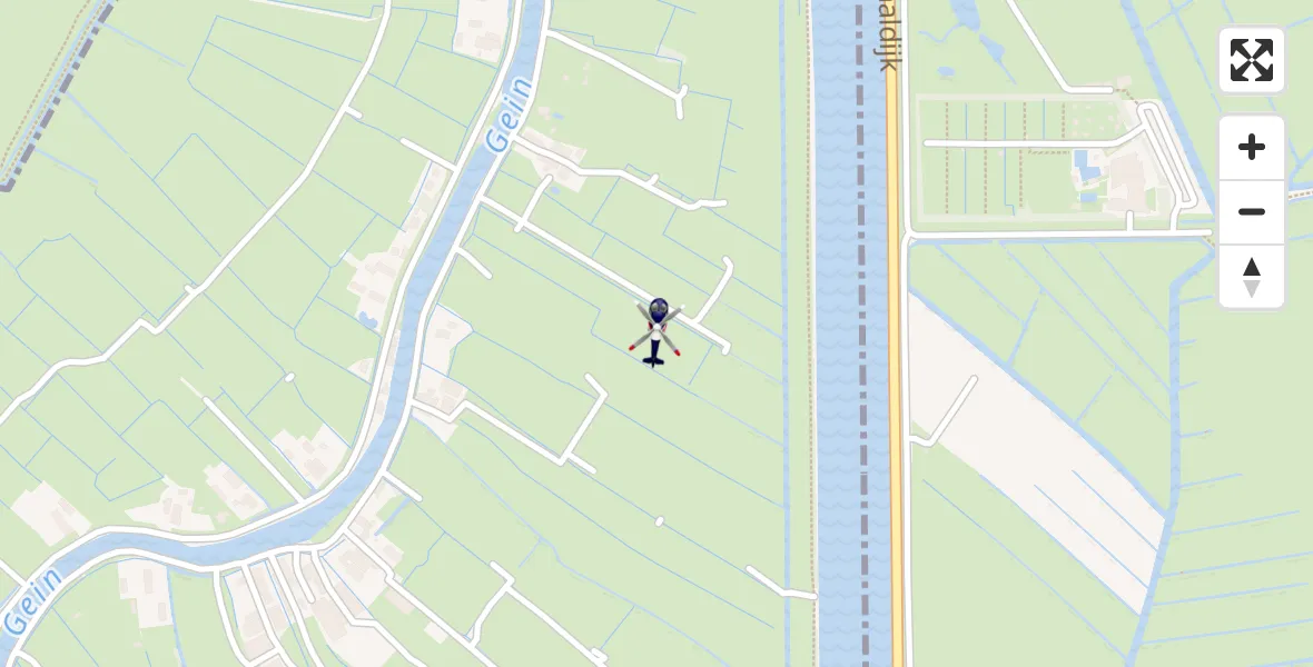 Vluchtroute Politiehelikopter Abcoude - Abcoude, 23 augustus 2026, 10:30