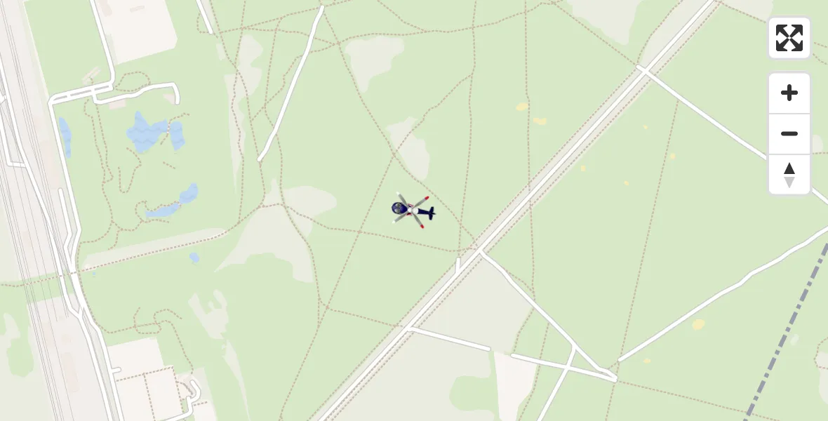 Vluchtroute Politiehelikopter Hilversum - Hilversum, 26 augustus 2026, 11:55
