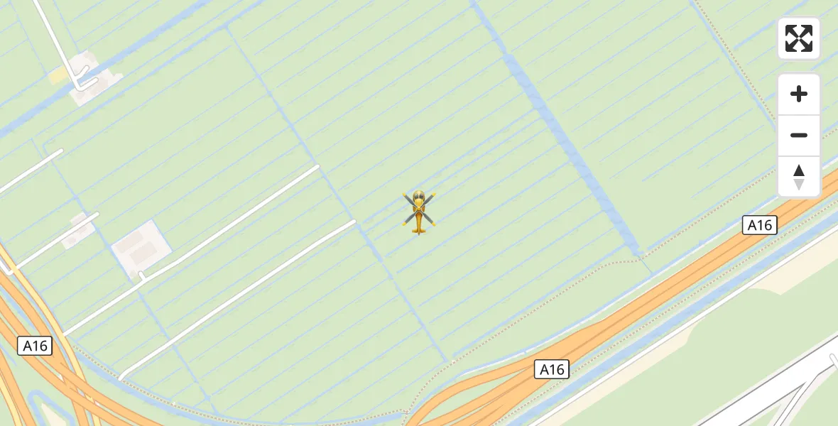 Vluchtroute Traumahelikopter Rotterdam - Rotterdam, 27 augustus 2026, 19:54
