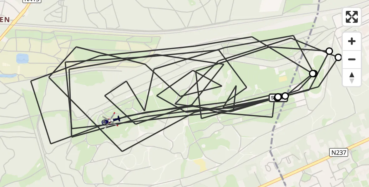 Vluchtroute Politiehelikopter Soest - Soest, 28 augustus 2026, 08:08