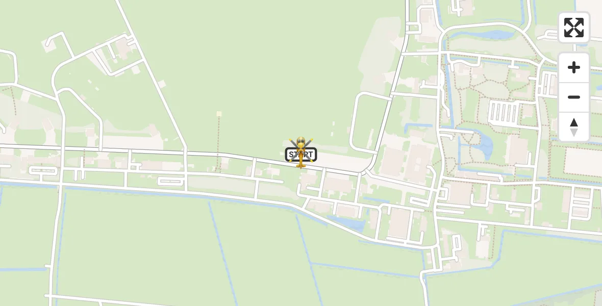 Vluchtroute Ambulancehelikopter Vliegbasis Leeuwarden - Vliegbasis Leeuwarden, 30 augustus 2026, 13:12