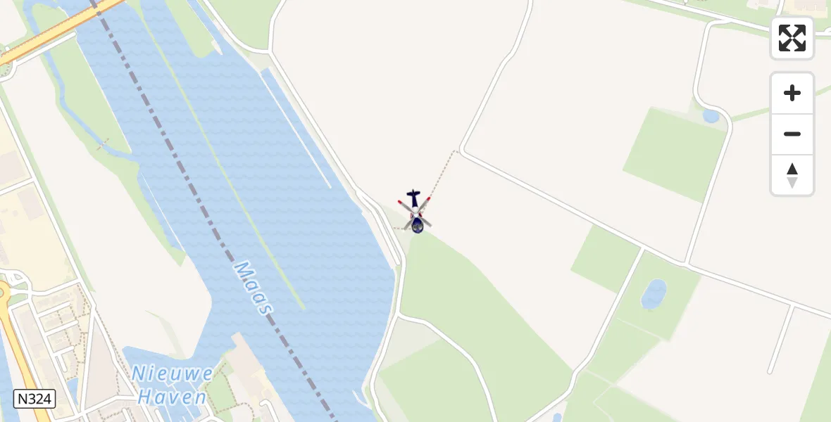 Vluchtroute Politiehelikopter Nederasselt - Nederasselt, 01 september 2026, 06:03