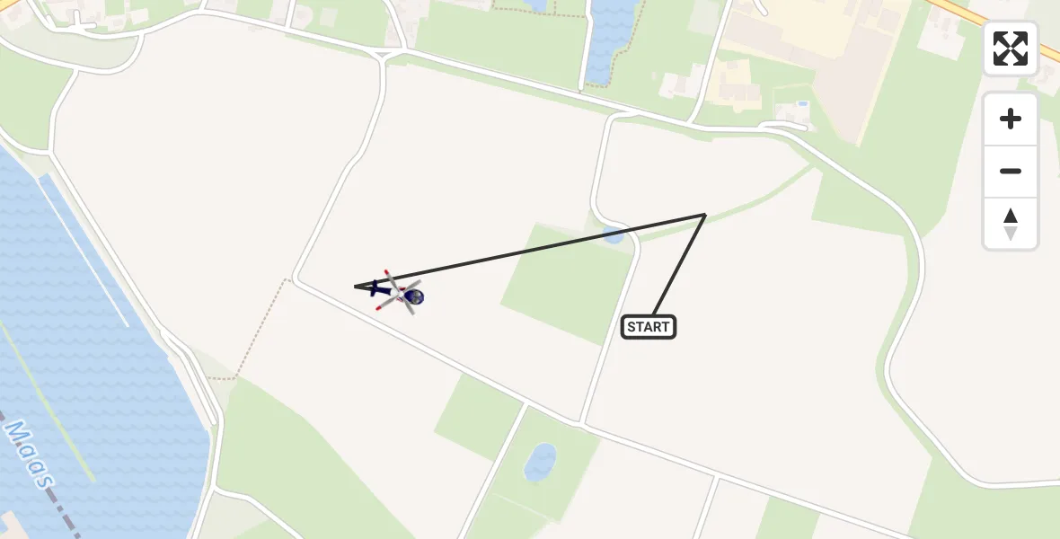 Vluchtroute Politiehelikopter Nederasselt - Nederasselt, 01 september 2026, 06:51