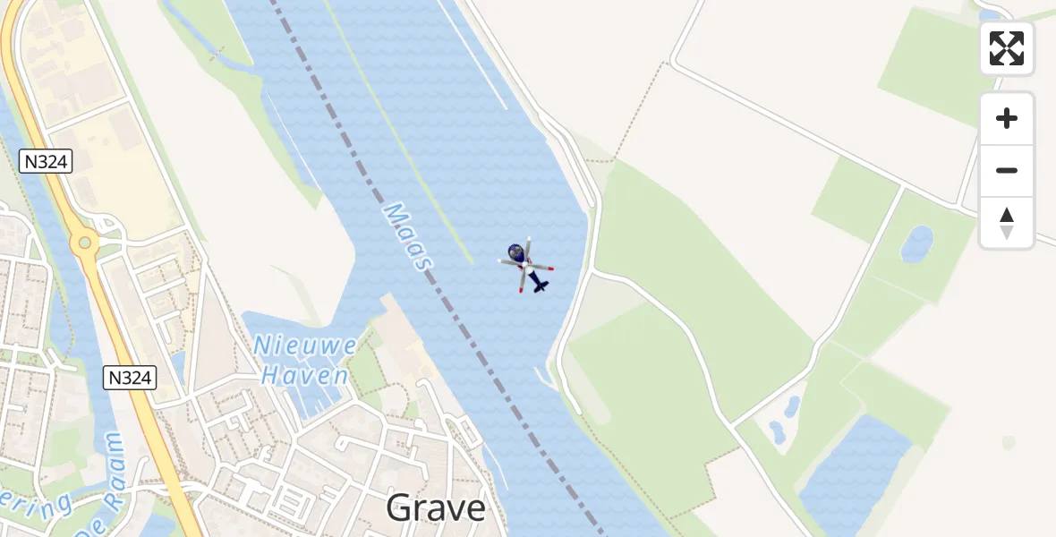 Vluchtroute Politiehelikopter Nederasselt - Nederasselt, 01 september 2026, 11:11