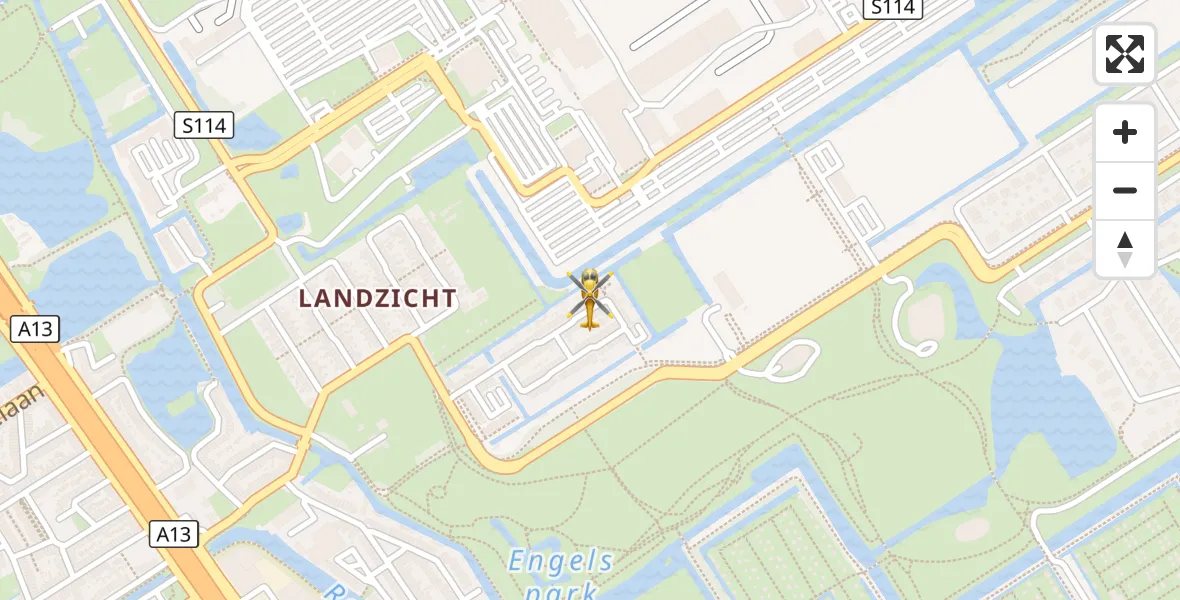 Vluchtroute Traumahelikopter Rotterdam The Hague Airport - Rotterdam The Hague Airport, 03 september 2026, 12:36