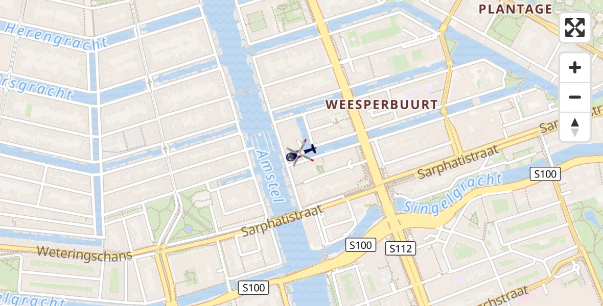 Vluchtroute Politiehelikopter Amsterdam - Amsterdam, 04 september 2026, 19:24