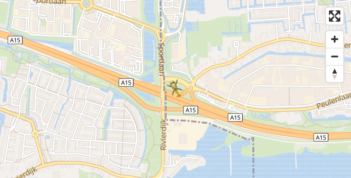 Vluchtroute Traumahelikopter Hardinxveld-Giessendam - Hardinxveld-Giessendam, 04 september 2026, 21:21