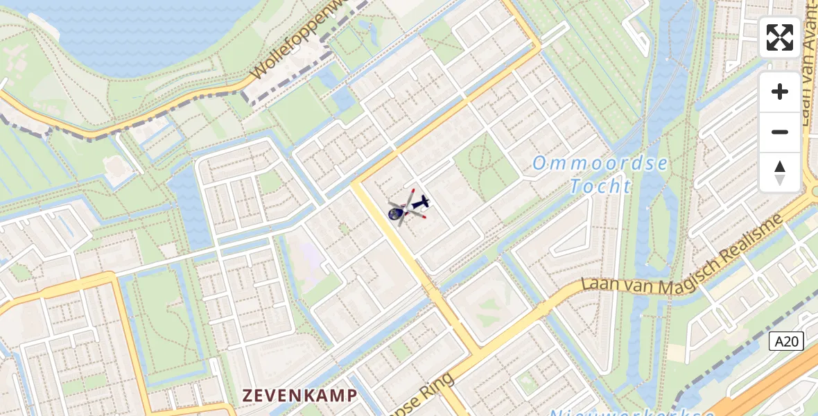 Vluchtroute Politiehelikopter Rotterdam - Rotterdam, 05 september 2026, 19:59