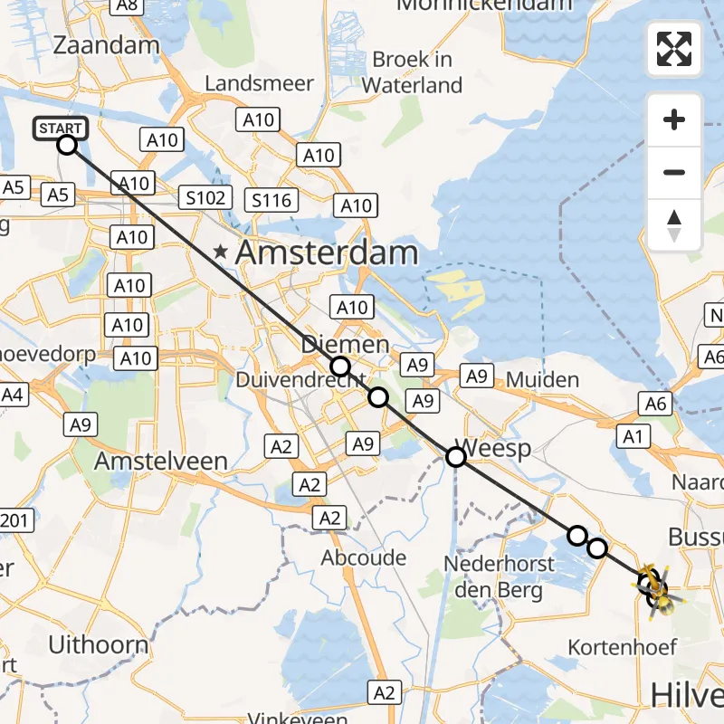 Lln Lifeliner 1 naar 's-Graveland, Franse Kampweg | 6 september 2026 21:50 ...