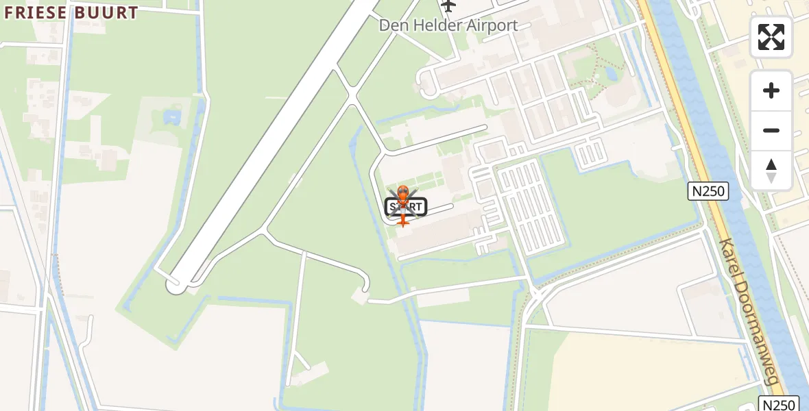 Vluchtroute Kustwachthelikopter Militair vliegveld De Kooy / Den Helder Airport - Militair vliegveld De Kooy / Den Helder Airport, 07 september 2026, 12:26