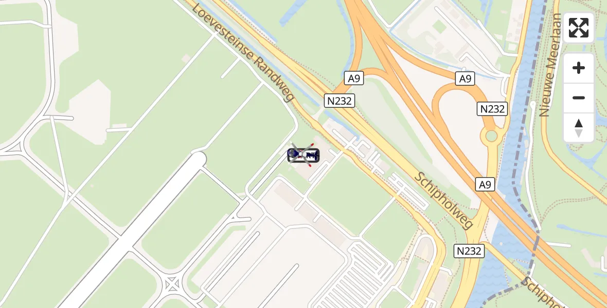 Vluchtroute Politiehelikopter Amsterdam Vliegveld Schiphol - Amsterdam Vliegveld Schiphol, 07 september 2026, 14:09