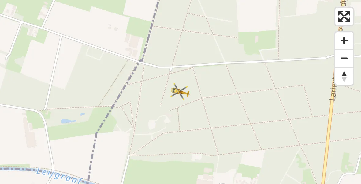 Vluchtroute Traumahelikopter Heeswijk-Dinther - Heeswijk-Dinther, 09 september 2026, 02:30