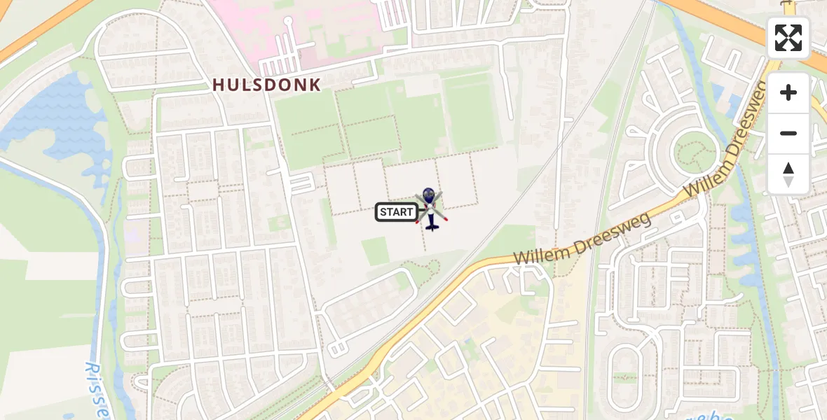 Vluchtroute Politiehelikopter Roosendaal - Roosendaal, 09 september 2026, 02:30