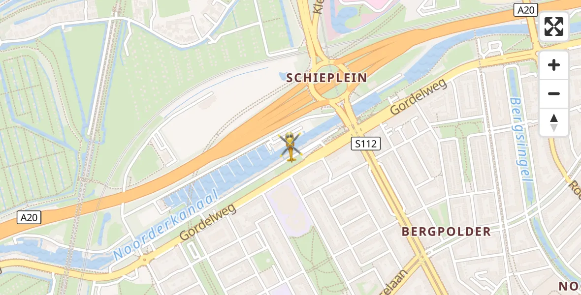 Vluchtroute Traumahelikopter Rotterdam - Rotterdam, 09 september 2026, 07:59