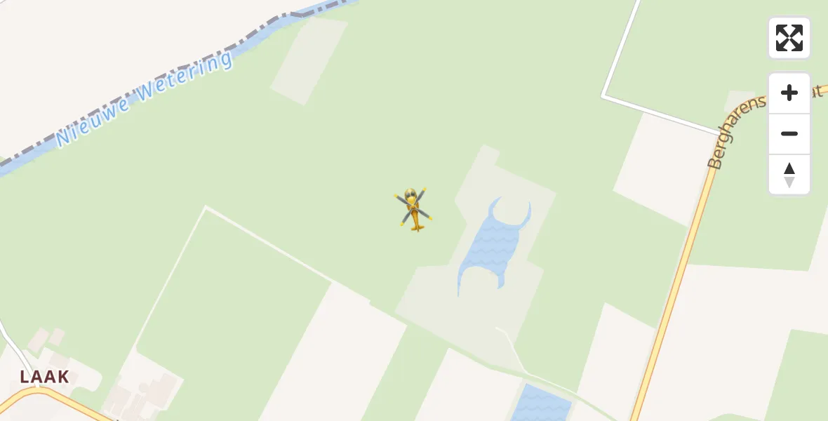 Vluchtroute Traumahelikopter Batenburg - Batenburg, 09 september 2026, 11:32
