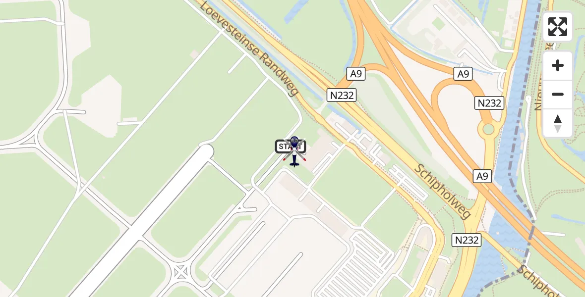 Vluchtroute Politiehelikopter Amsterdam Vliegveld Schiphol - Amsterdam Vliegveld Schiphol, 11 september 2026, 09:01