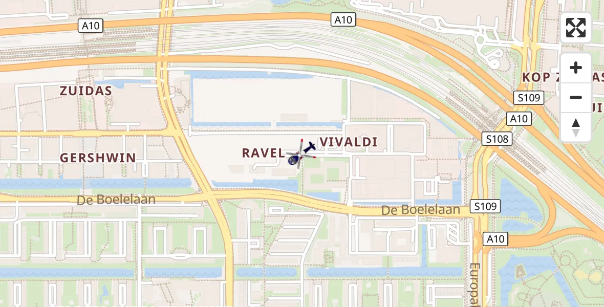 Vluchtroute Politiehelikopter Amsterdam - Amsterdam, 12 september 2026, 16:12