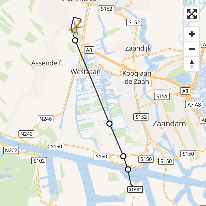 Lln Lifeliner 1 naar Assendelft, Poldermeester | 13 september 2026 10:07 ...