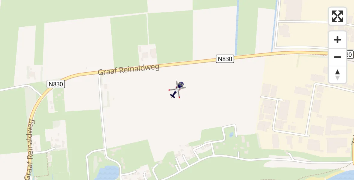Vluchtroute Politiehelikopter Vuren - Vuren, 13 september 2026, 16:43