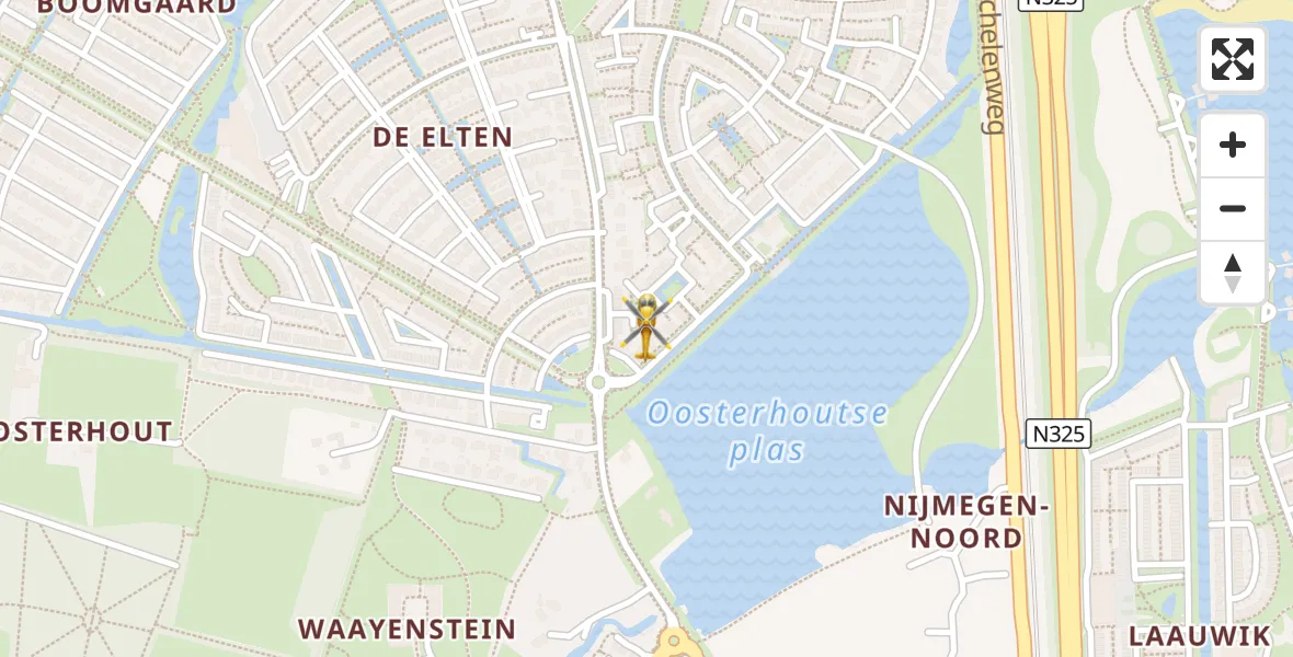 Vluchtroute Traumahelikopter Nijmegen - Nijmegen, 14 september 2026, 06:31