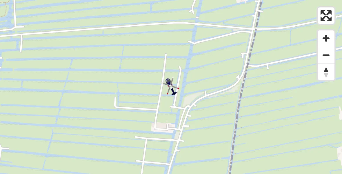 Vluchtroute Politiehelikopter Vinkeveen - Vinkeveen, 14 september 2026, 07:16