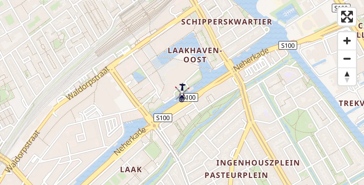 Vluchtroute Politiehelikopter 's-Gravenhage - 's-Gravenhage, 14 september 2026, 16:20