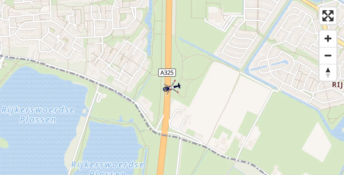 Vluchtroute Politiehelikopter Arnhem - Arnhem, 15 september 2026, 08:32