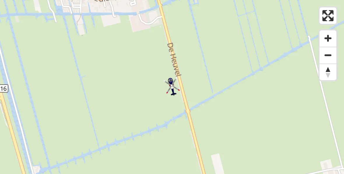 Vluchtroute Politiehelikopter Goudriaan - Goudriaan, 15 september 2026, 12:59