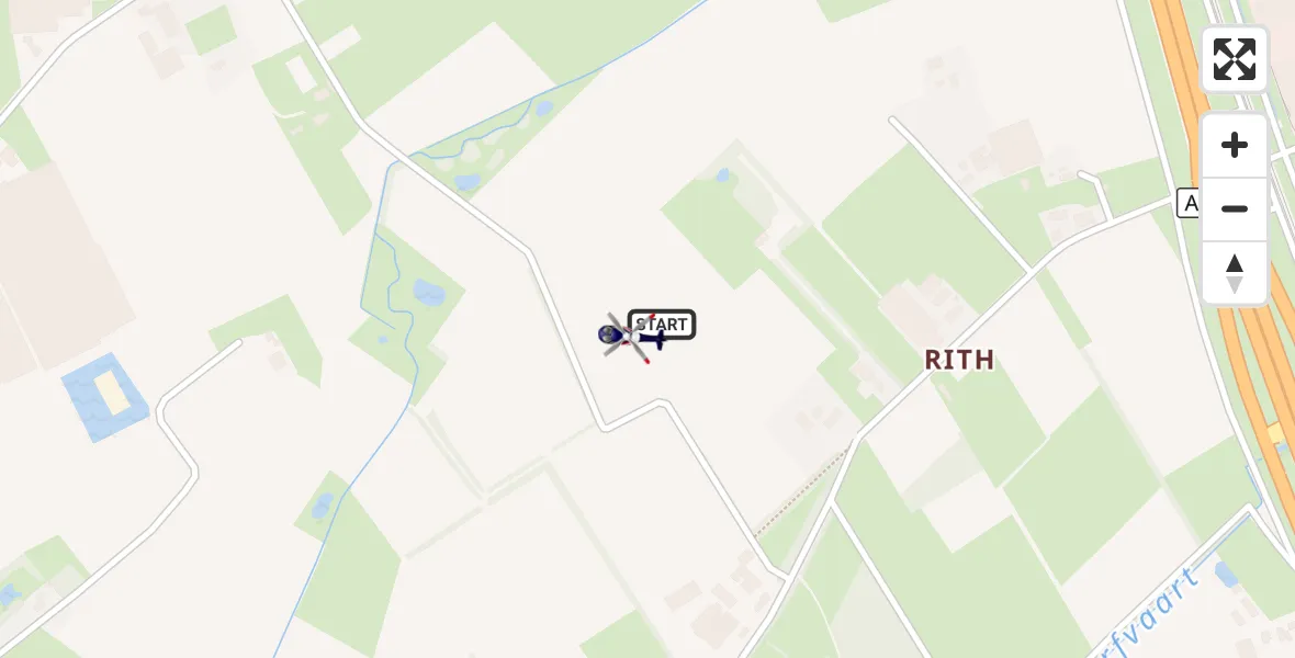Vluchtroute Politiehelikopter Breda - Breda, 15 september 2026, 21:09