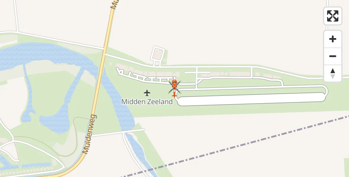 Vluchtroute Kustwachthelikopter Vliegveld Midden-Zeeland - Vliegveld Midden-Zeeland, 16 september 2026, 14:19