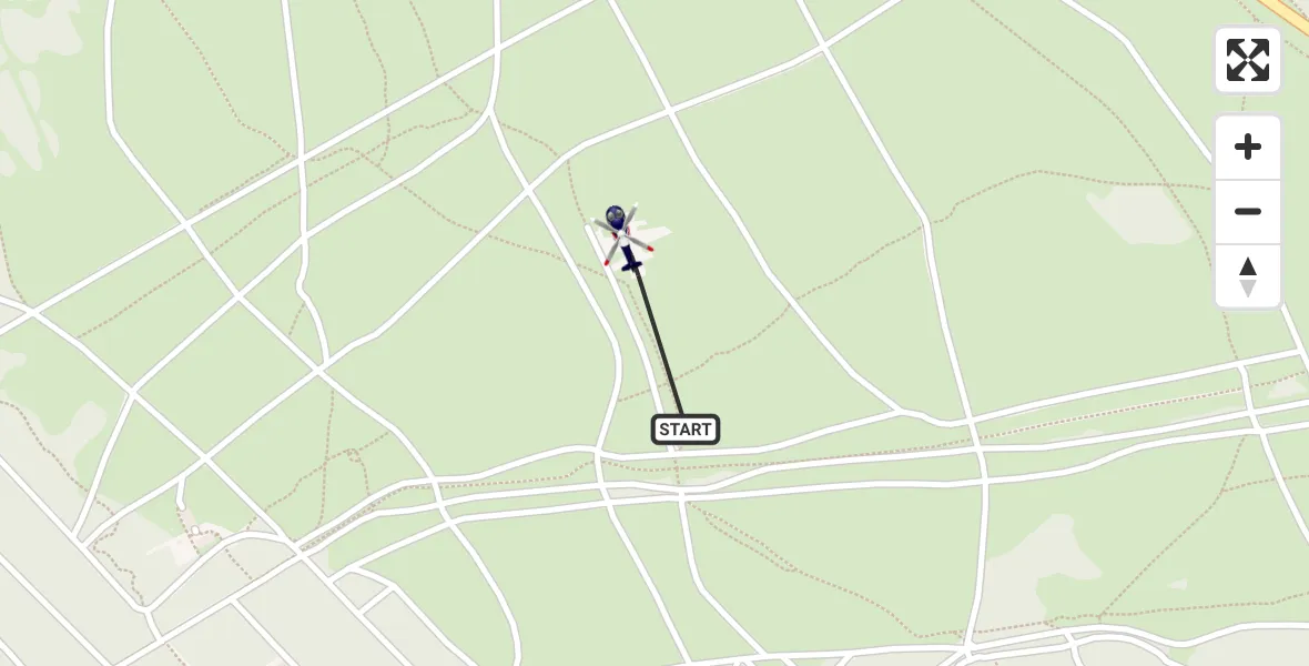 Vluchtroute Politiehelikopter Ermelo - Ermelo, 21 september 2026, 19:18