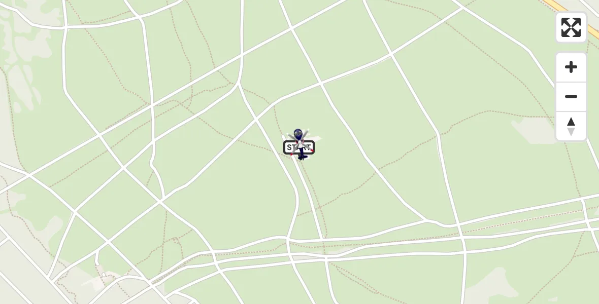 Vluchtroute Politiehelikopter Ermelo - Ermelo, 21 september 2026, 20:17