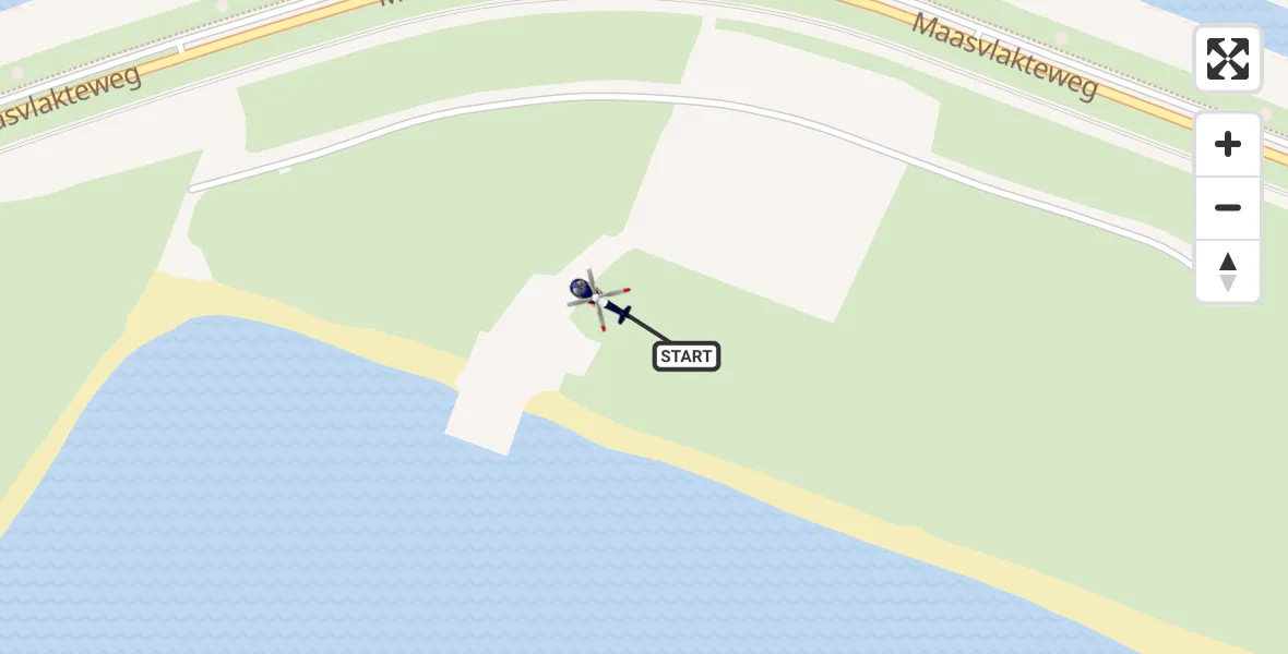 Vluchtroute Politiehelikopter Maasvlakte Rotterdam - Maasvlakte Rotterdam, 23 september 2026, 11:26