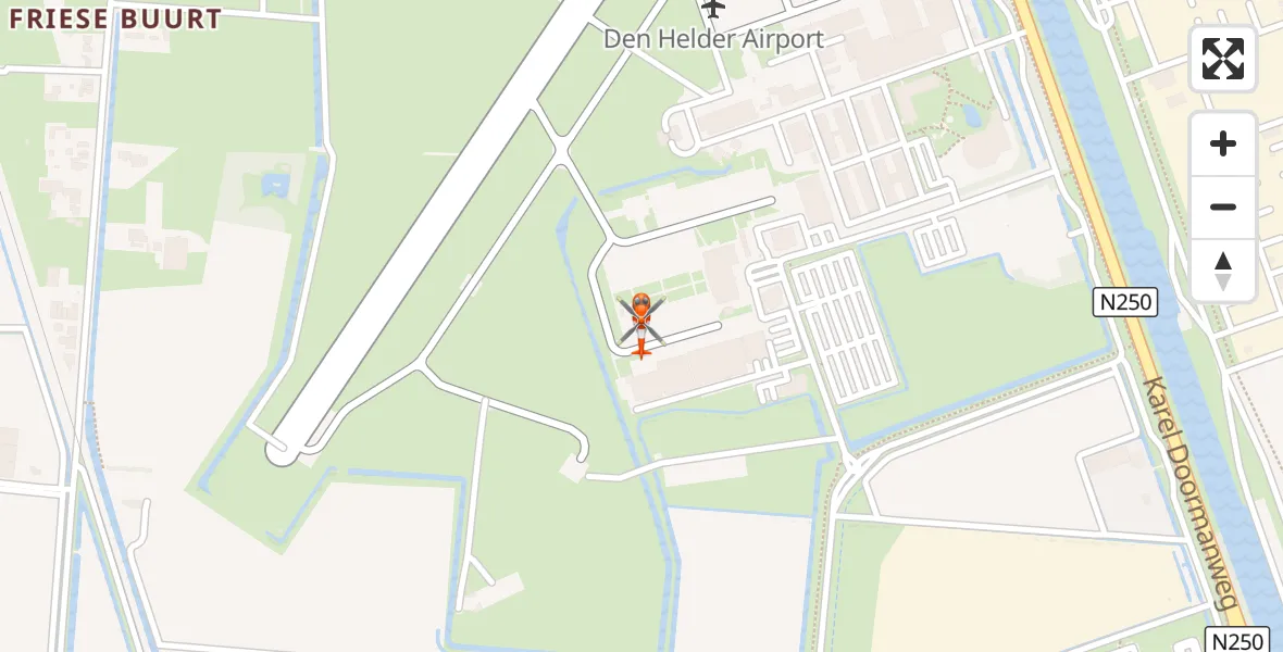Vluchtroute Kustwachthelikopter Militair vliegveld De Kooy / Den Helder Airport - Militair vliegveld De Kooy / Den Helder Airport, 23 september 2026, 13:51
