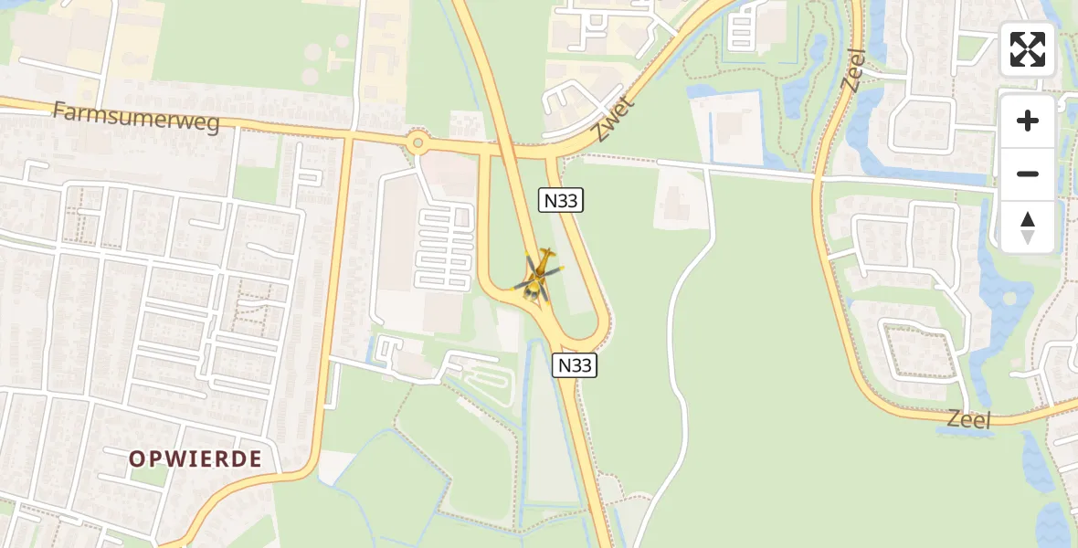 Vluchtroute Traumahelikopter Appingedam - Appingedam, 28 september 2026, 05:31