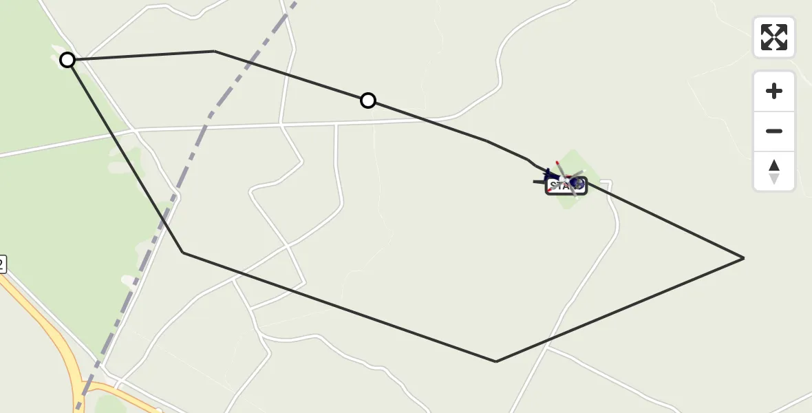 Vluchtroute Politiehelikopter Ermelo - Ermelo, 29 september 2026, 18:59