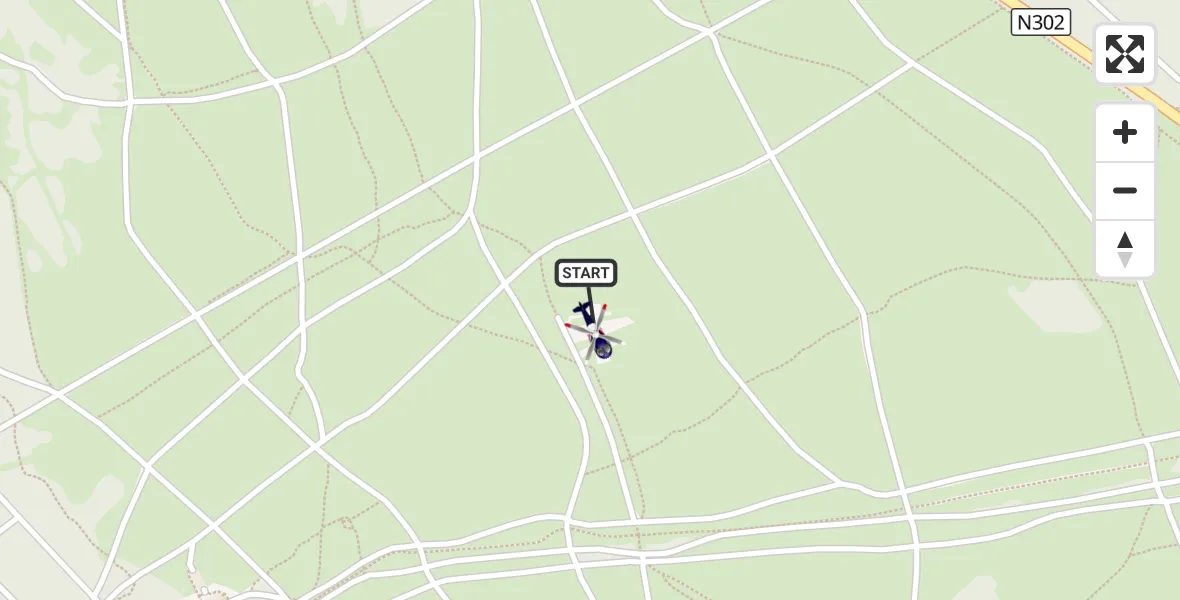 Vluchtroute Politiehelikopter Ermelo - Ermelo, 29 september 2026, 19:10