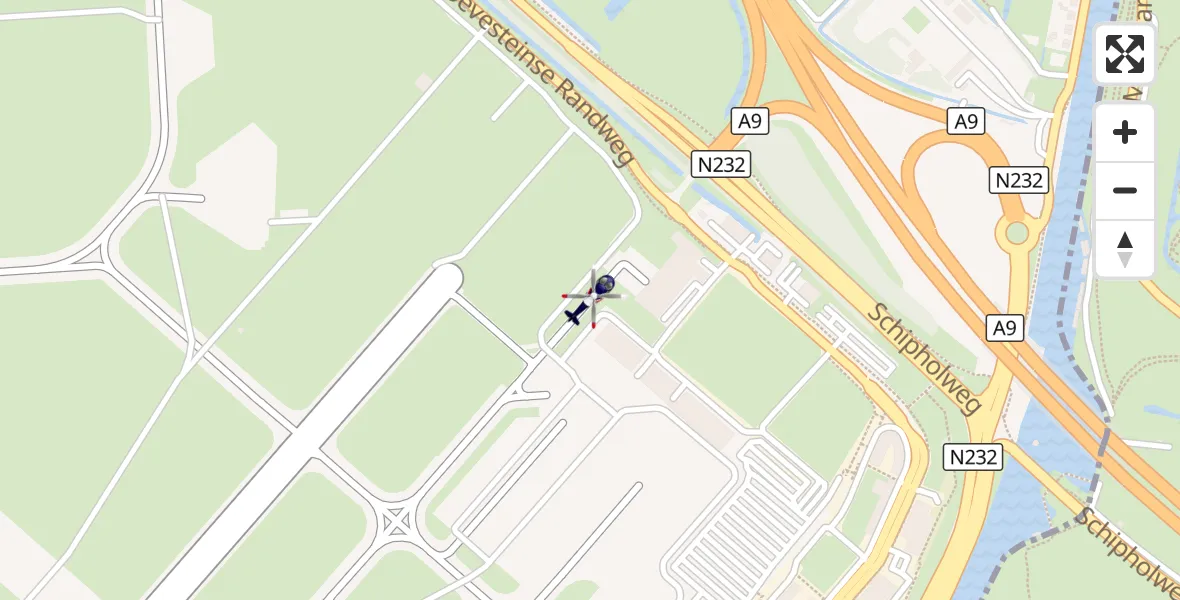 Vluchtroute Politiehelikopter Amsterdam Vliegveld Schiphol - Amsterdam Vliegveld Schiphol, 29 september 2026, 19:16