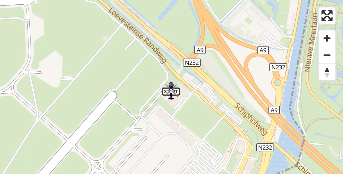 Vluchtroute Politiehelikopter Amsterdam Vliegveld Schiphol - Amsterdam Vliegveld Schiphol, 30 september 2026, 13:23