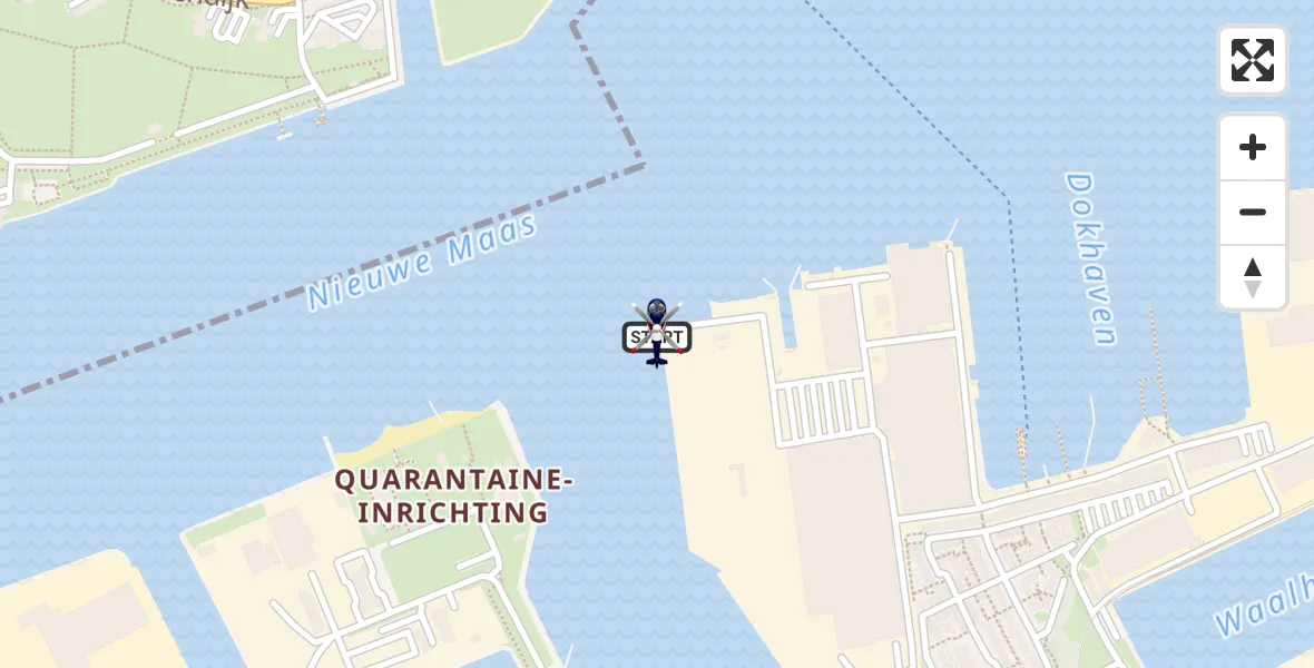 Vluchtroute Politiehelikopter Rotterdam - Rotterdam, 01 oktober 2026, 08:09